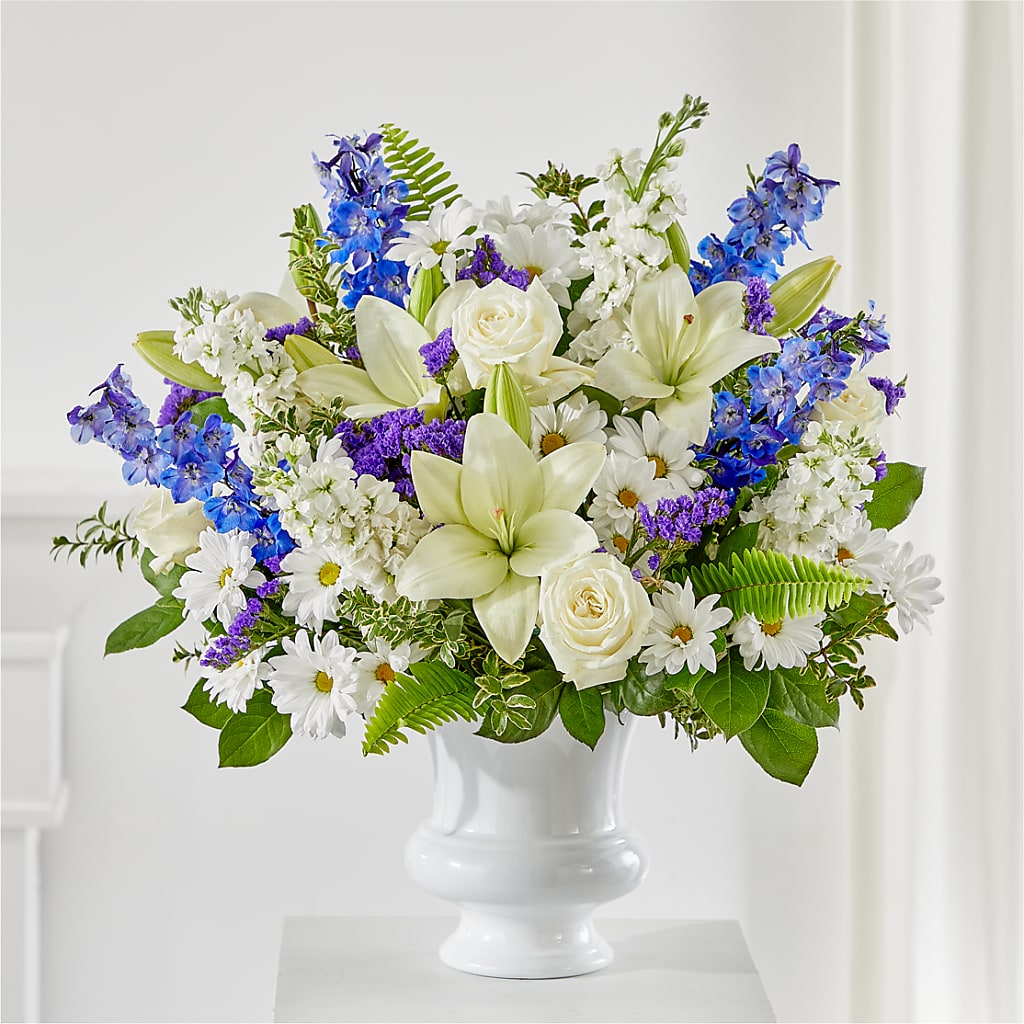 Expressions of Hope Urn Arrangement – Blooming Flowers, Mobile AL