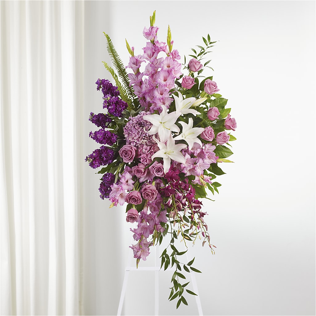 Never Alone Standing Spray – Blooming Flowers, Mobile AL