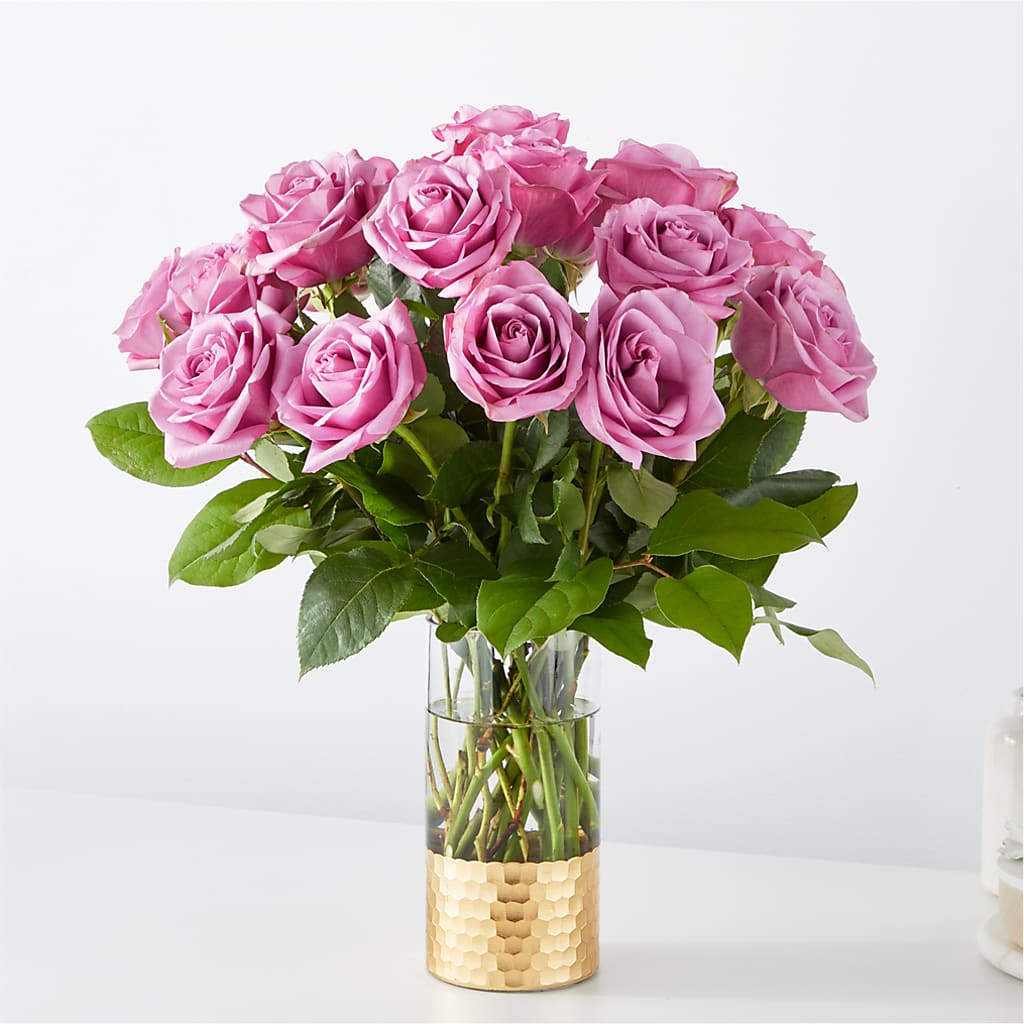 Secret Admirer Lavender Rose Bouquet – Blooming Flowers, Mobile AL