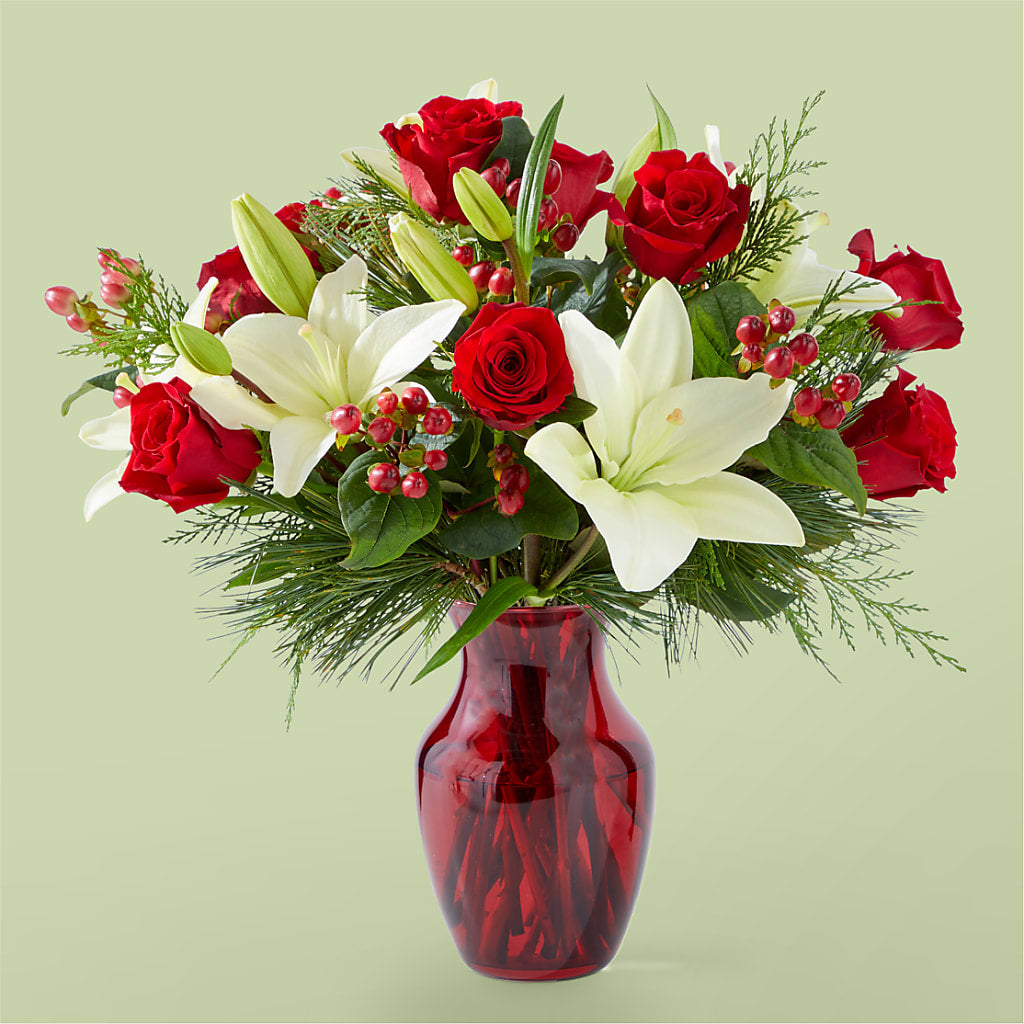 Evergreen Delight Bouquet – Blooming Flowers, Mobile AL