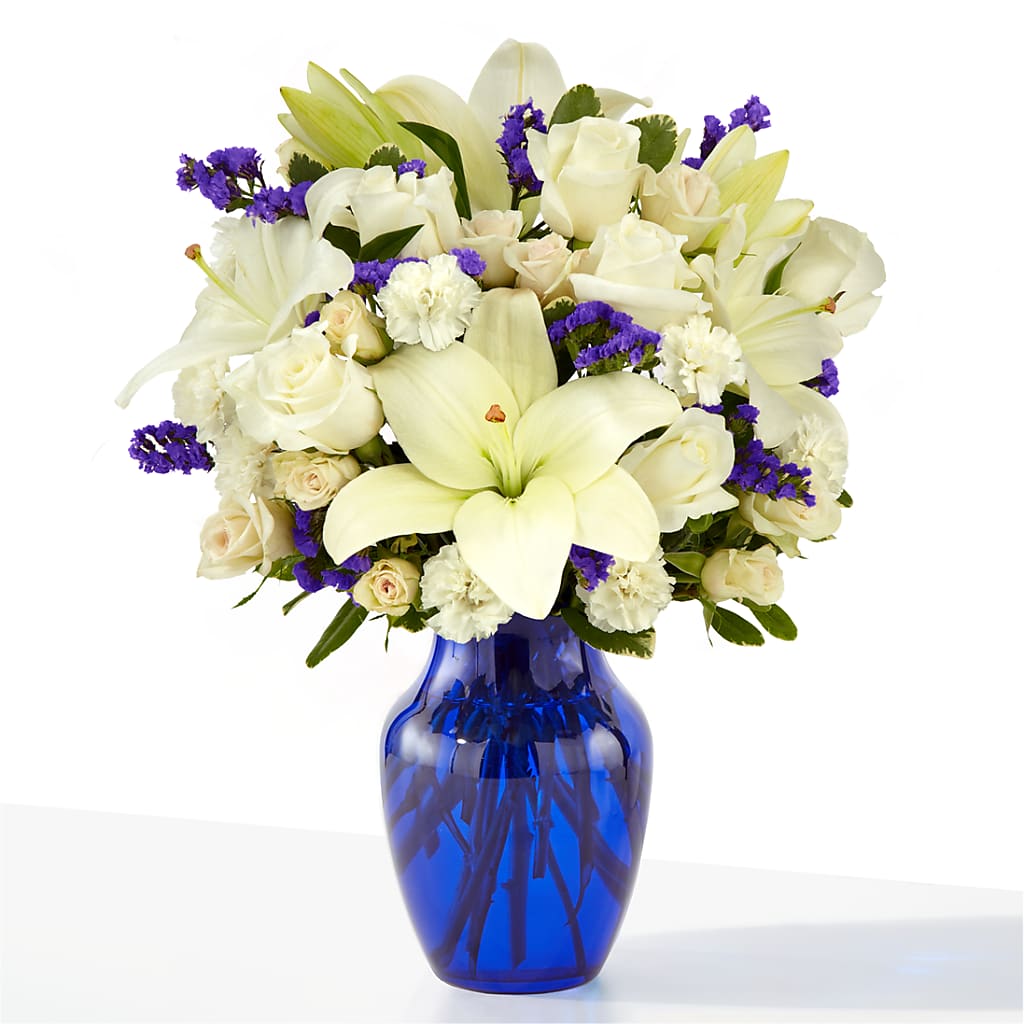 Sapphire Rush Bouquet – Blooming Flowers, Mobile AL