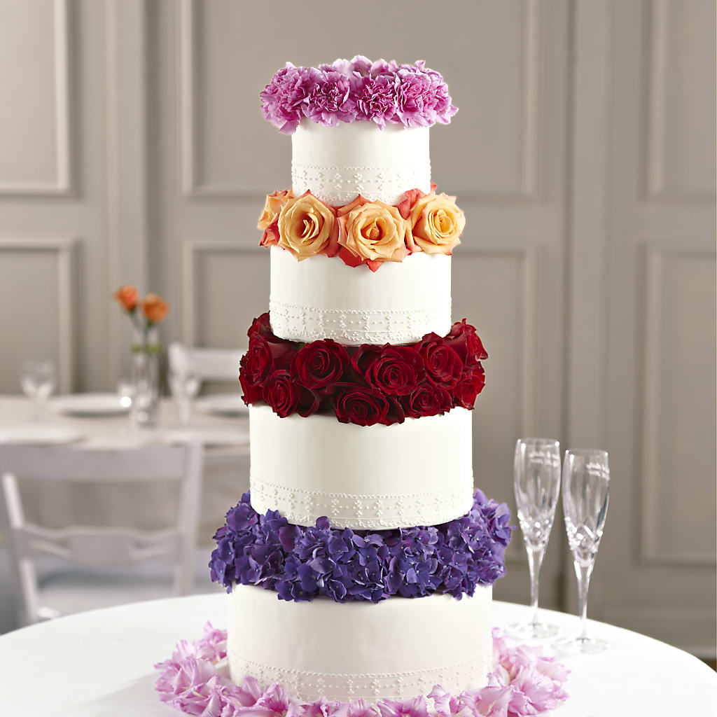 Infinite Love Cake Décor – Blooming Flowers, Mobile AL