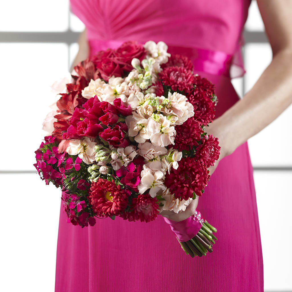 Pink Effervescence Bouquet – Blooming Flowers, Mobile AL