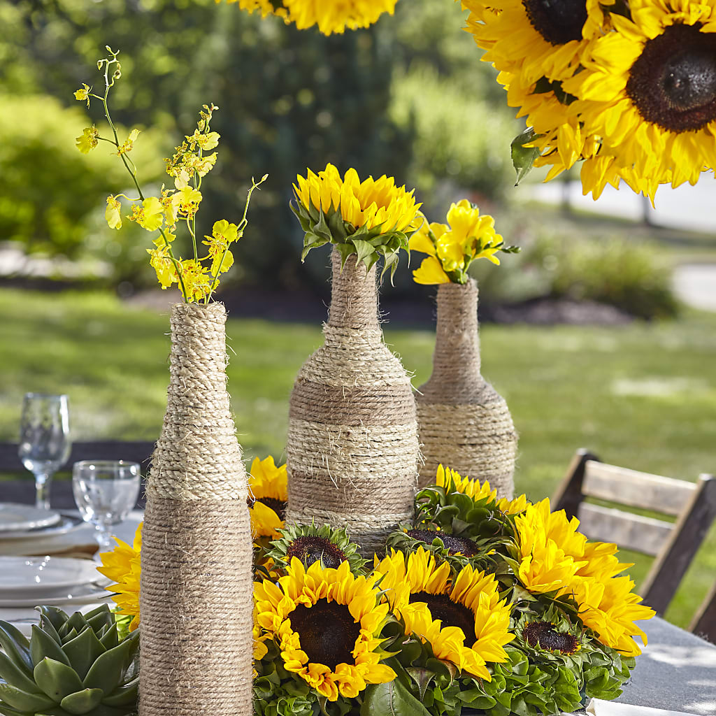 Sublime Garden Centerpiece – Blooming Flowers, Mobile AL