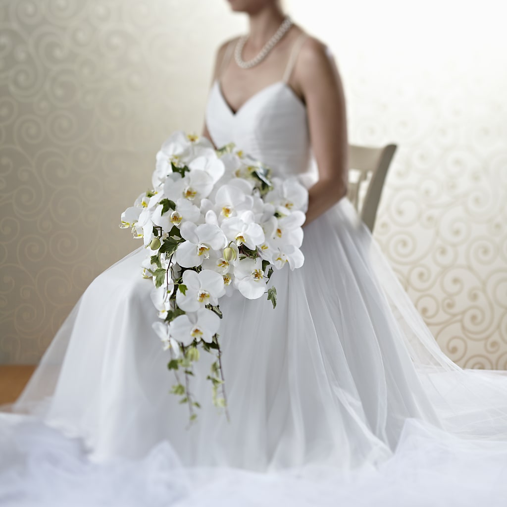 Classic White Bouquet – Blooming Flowers, Mobile AL