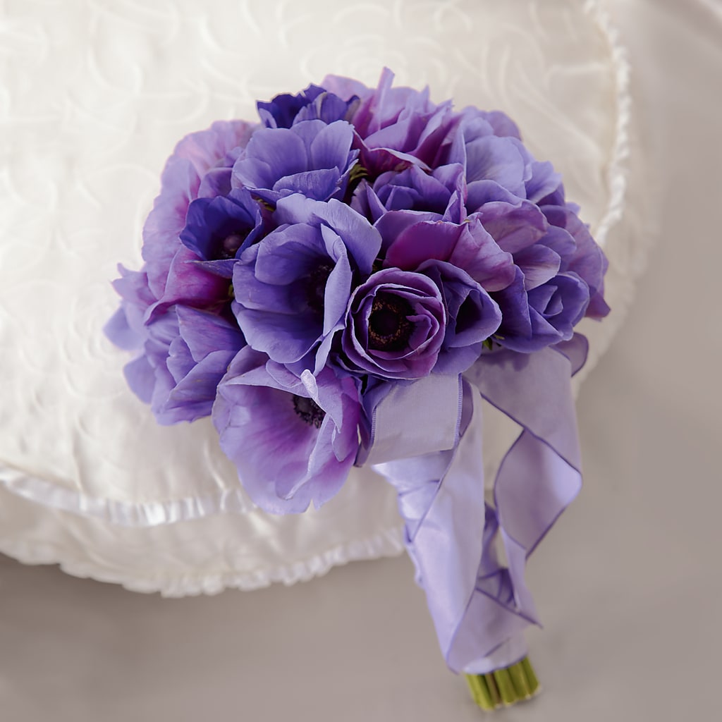 Purple Passion Bouquet – Blooming Flowers, Mobile AL