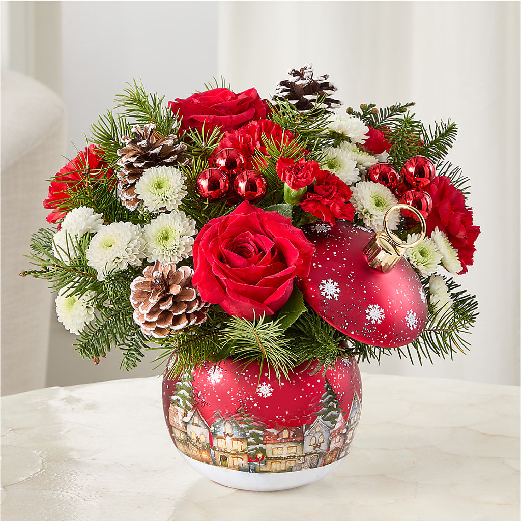 Christmas Carols Ornament –  Blooming Flowers, Mobile AL