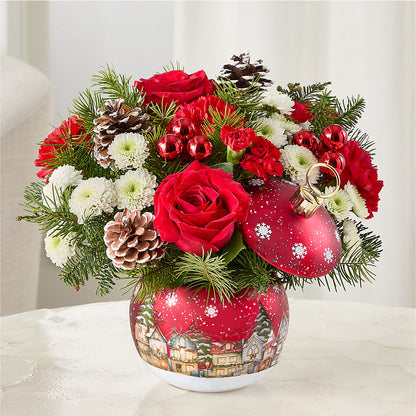 Christmas Carols Ornament –  Blooming Flowers, Mobile AL