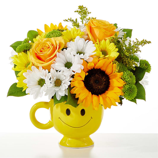 Be Happy Bouquet –  Blooming Flowers, Mobile AL