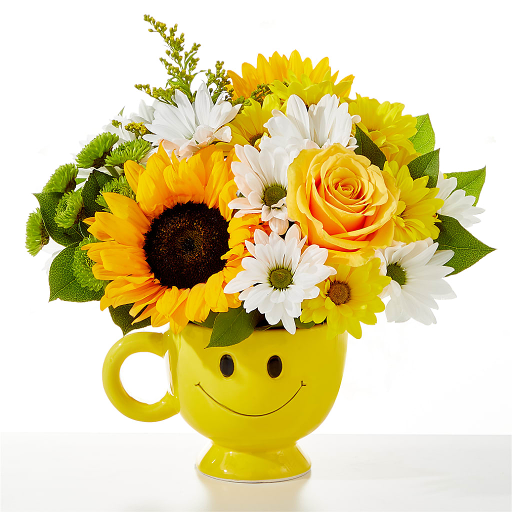Be Happy Bouquet –  Blooming Flowers, Mobile AL