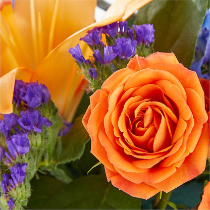 Radiant Citrus Box Bouquet –  Blooming Flowers, Mobile AL