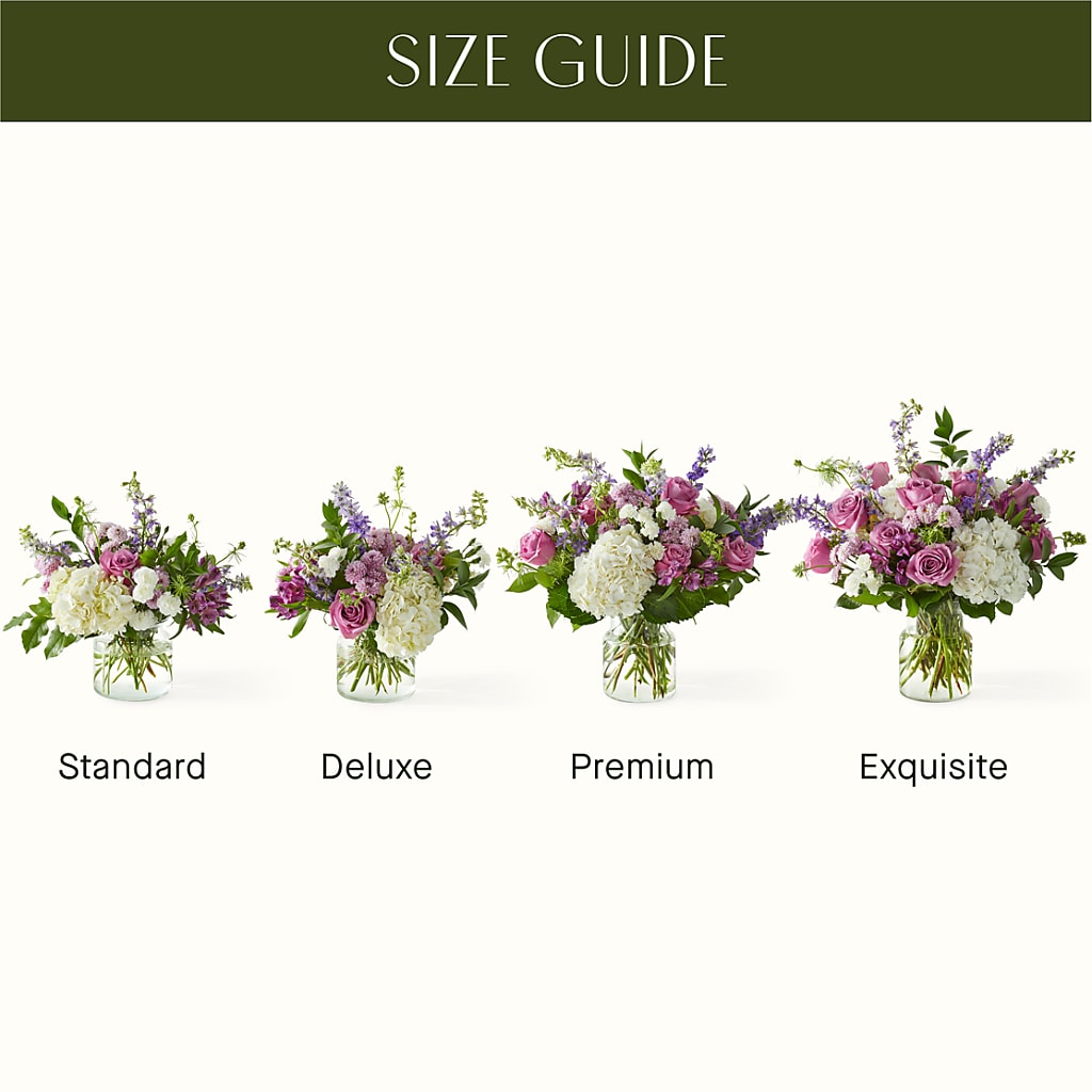 Violet Caress Bouquet –  Blooming Flowers, Mobile AL