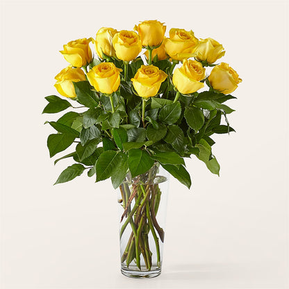 Long Stem Yellow Rose Bouquet –  Blooming Flowers, Mobile AL