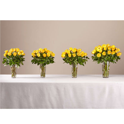 Long Stem Yellow Rose Bouquet –  Blooming Flowers, Mobile AL
