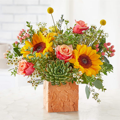 Sunflower Season Bouquet –  Blooming Flowers, Mobile AL