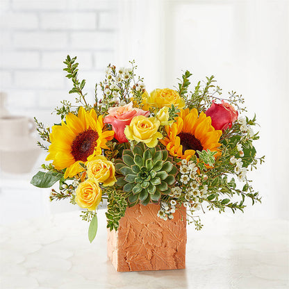 Sunflower Season Bouquet –  Blooming Flowers, Mobile AL