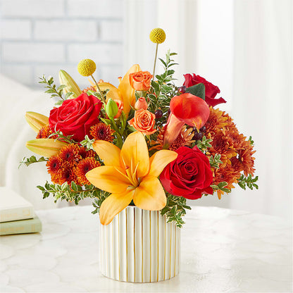 Scarlet Skies Bouquet –  Blooming Flowers, Mobile AL