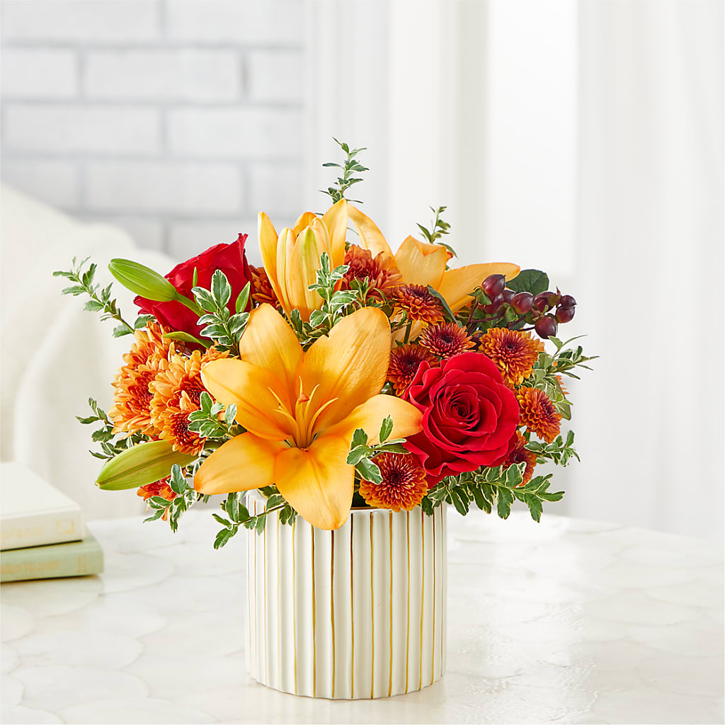 Scarlet Skies Bouquet –  Blooming Flowers, Mobile AL