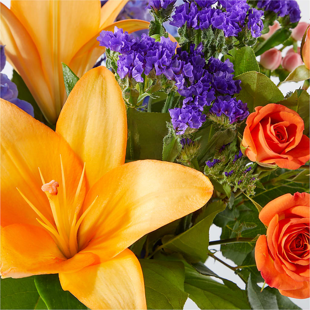 Radiant Citrus Bouquet –  Blooming Flowers, Mobile AL