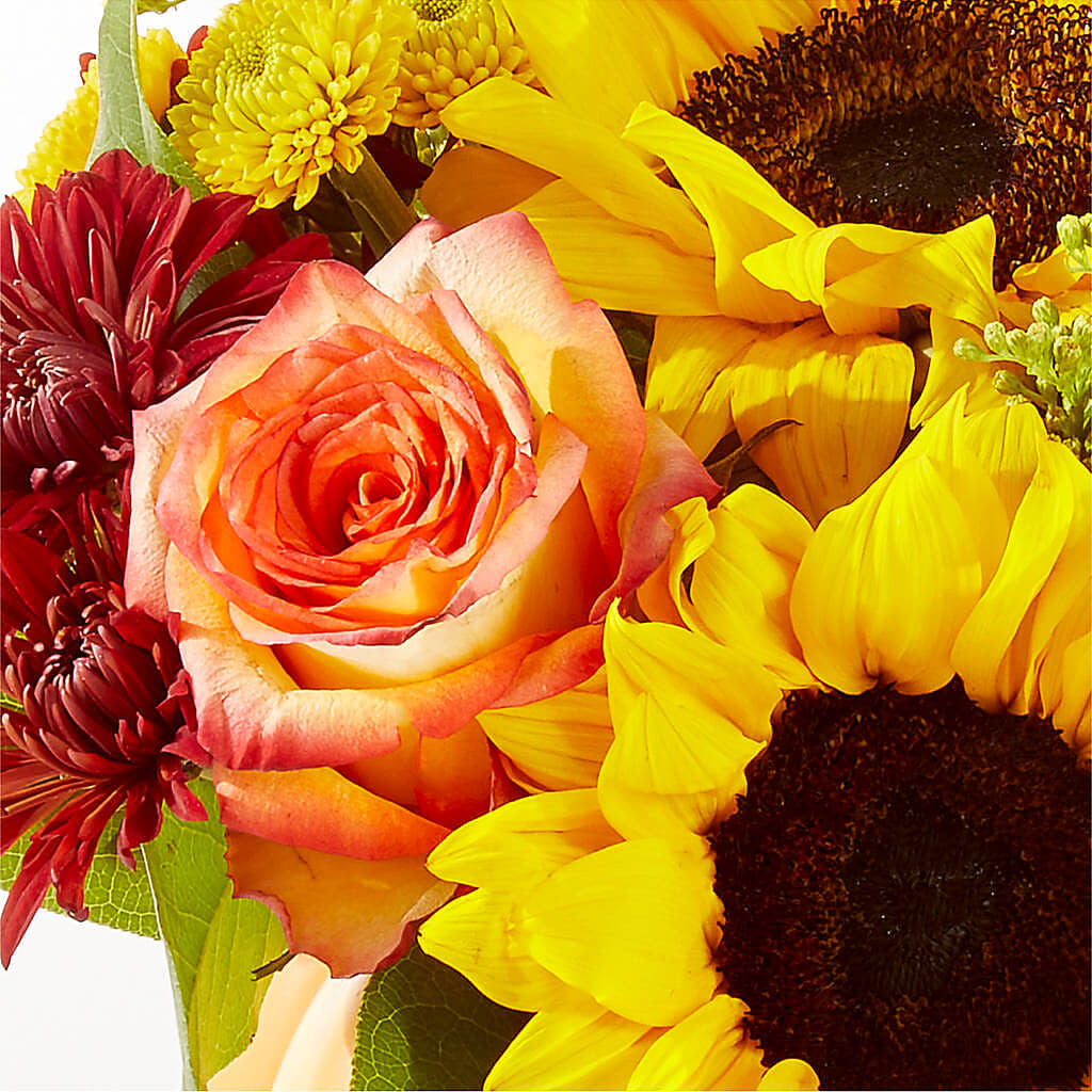 Golden Gourd Pumpkin Bouquet –  Blooming Flowers, Mobile AL