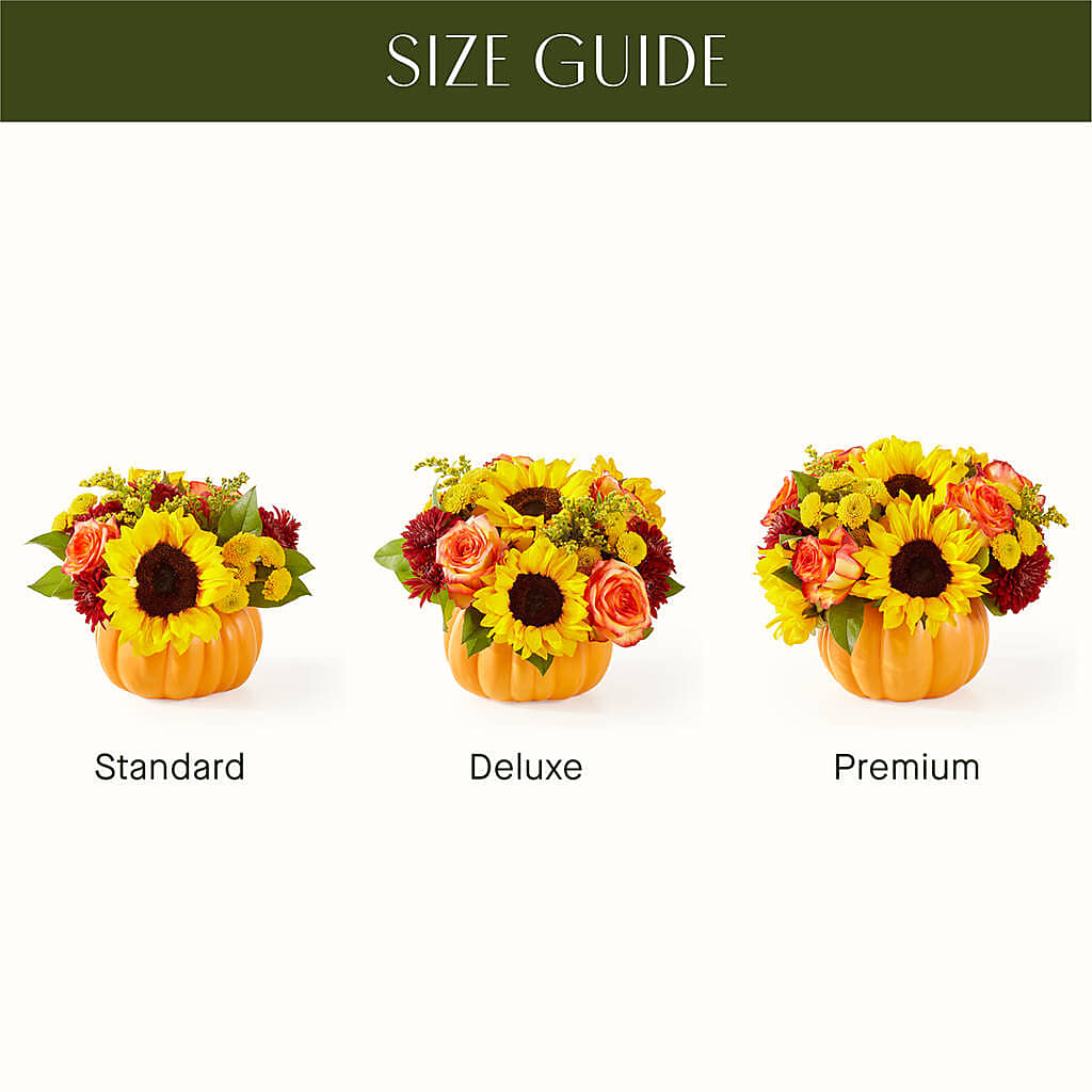 Golden Gourd Pumpkin Bouquet –  Blooming Flowers, Mobile AL
