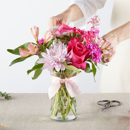 Pink Ribbon - A Florist Original –  Blooming Flowers, Mobile AL