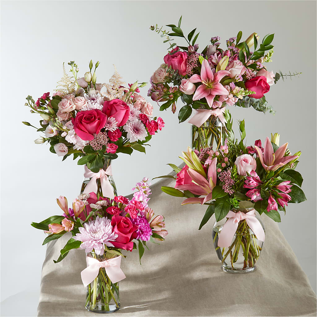 Pink Ribbon - A Florist Original –  Blooming Flowers, Mobile AL