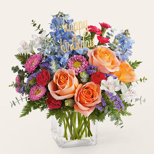 Birthday Bash Bouquet –  Blooming Flowers, Mobile AL