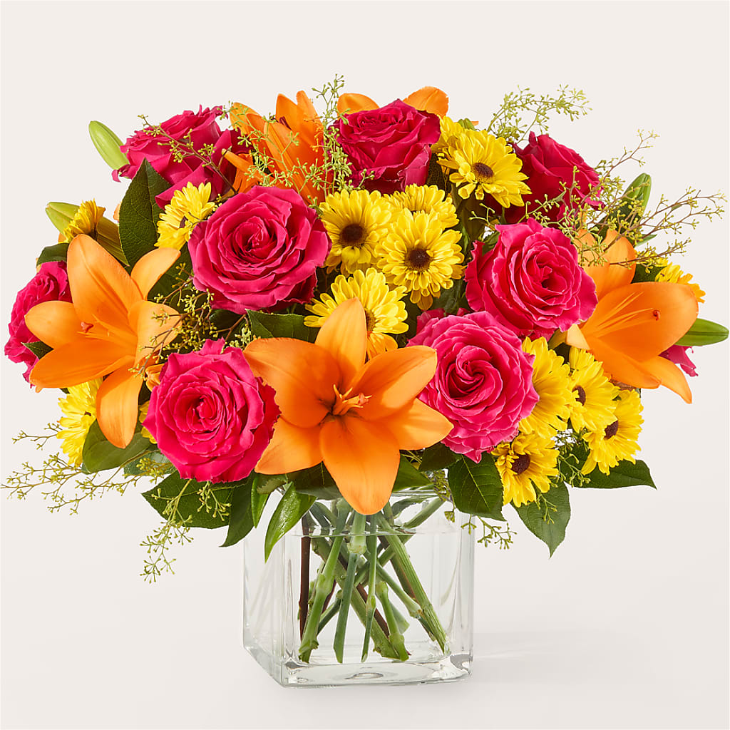 Neon Lights Bouquet –  Blooming Flowers, Mobile AL