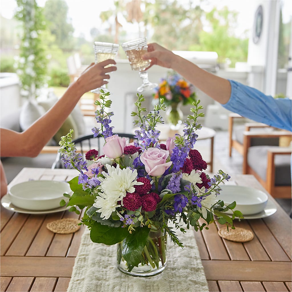 Violet Frost Bouquet –  Blooming Flowers, Mobile AL