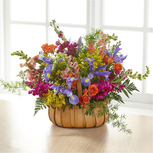Garden of Life Basket –  Blooming Flowers, Mobile AL