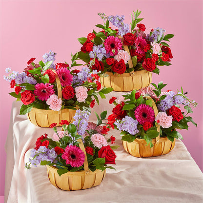 Pink Picnic Basket –  Blooming Flowers, Mobile AL
