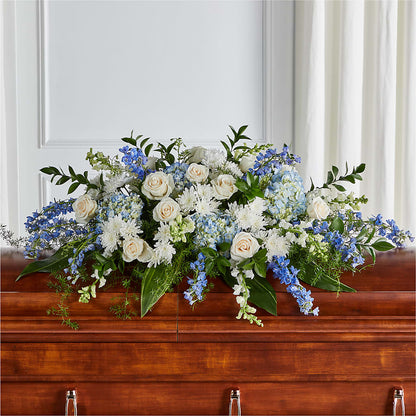 Timeless Essence Casket Spray –  Blooming Flowers, Mobile AL