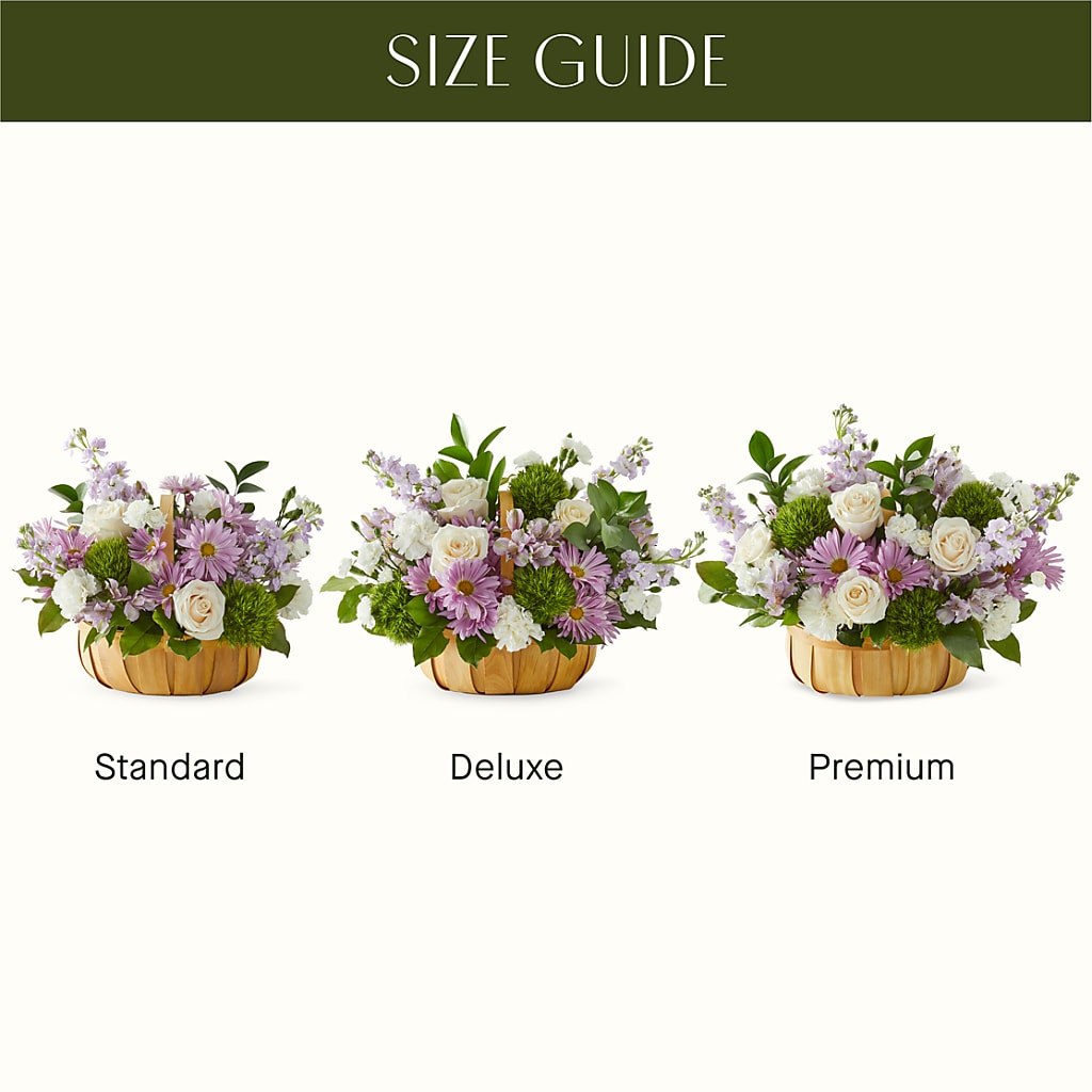 Peace & Love Basket –  Blooming Flowers, Mobile AL