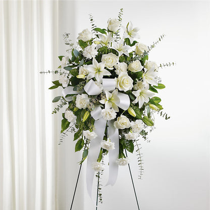 With Care Standing Spray –  Blooming Flowers, Mobile AL