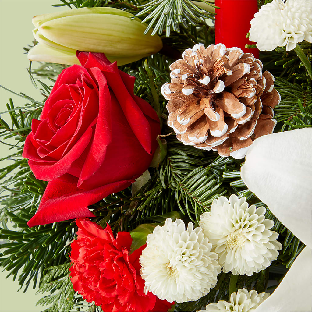 Seasonal Festivities Centerpiece –  Blooming Flowers, Mobile AL