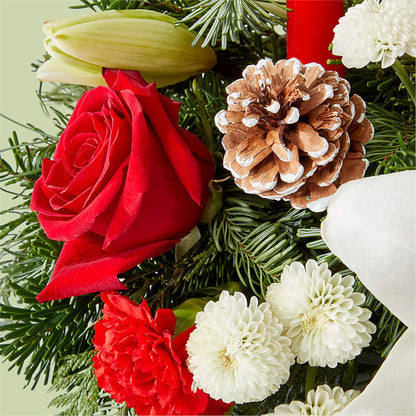 Seasonal Festivities Centerpiece –  Blooming Flowers, Mobile AL