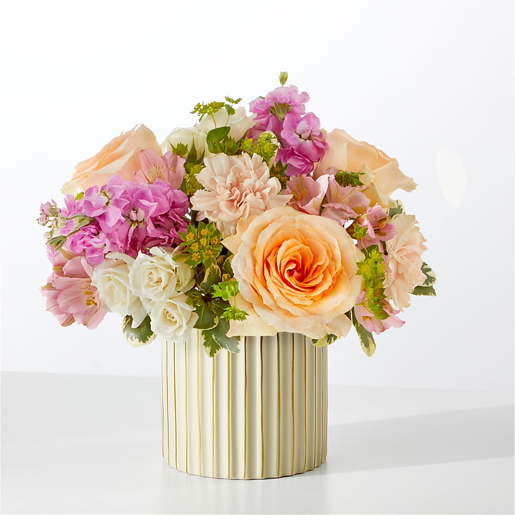 Paradise Bouquet with Ivory Vase –  Blooming Flowers, Mobile AL