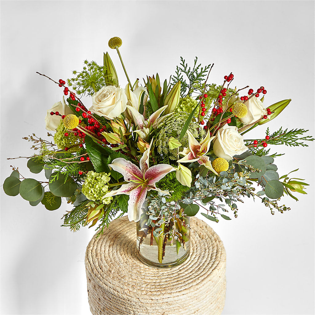Berry & Bright Bouquet –  Blooming Flowers, Mobile AL