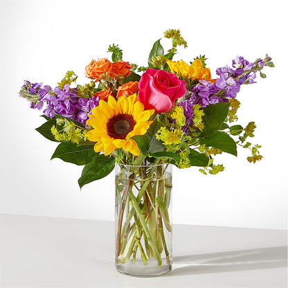 Vibrant Greetings Bouquet –  Blooming Flowers, Mobile AL