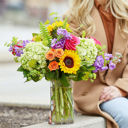 Vibrant Greetings Bouquet –  Blooming Flowers, Mobile AL