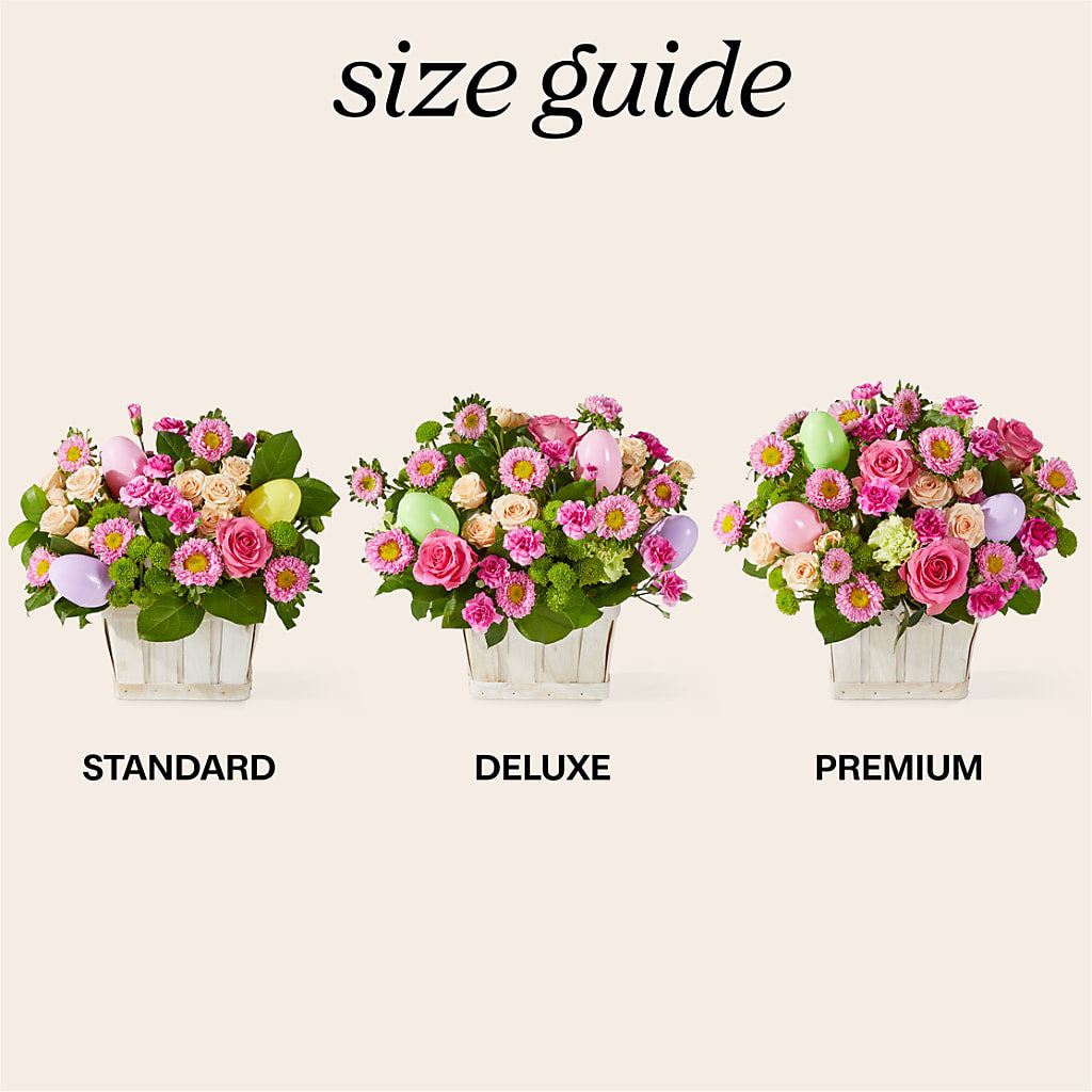 Get Eggcited Basket –  Blooming Flowers, Mobile AL