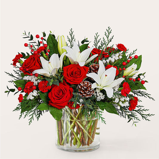 Best in Snow Bouquet –  Blooming Flowers, Mobile AL