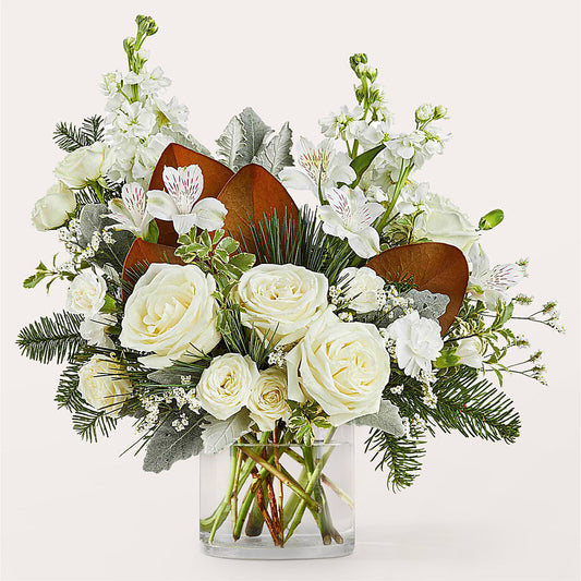 Fresh Snowfall Bouquet –  Blooming Flowers, Mobile AL