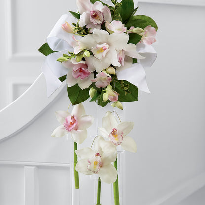 Perfect Entrance Pew Arrangement –  Blooming Flowers, Mobile AL
