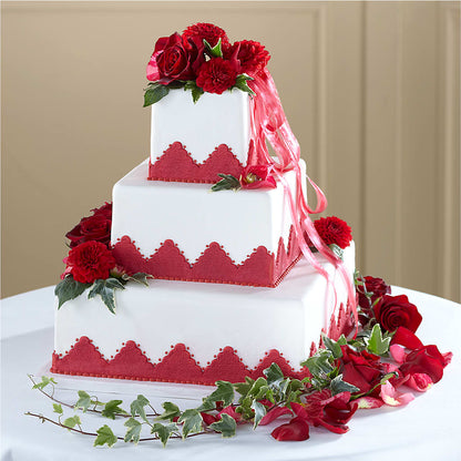 Forever Happiness Cake Decor –  Blooming Flowers, Mobile AL