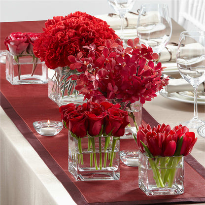 Modern Grace Centerpiece –  Blooming Flowers, Mobile AL